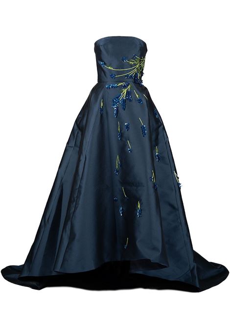 Abito da sera con ricamo lavanda multicolore Monique Lhuillier - donna MONIQUE LHUILLIER | 25257122